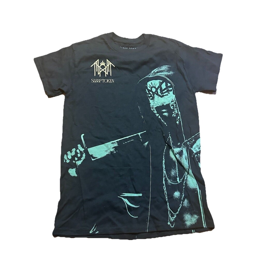 Sleep Token T-Shirt Black Medium Band Graphic Tee Vessel Mask 2023 NWOT